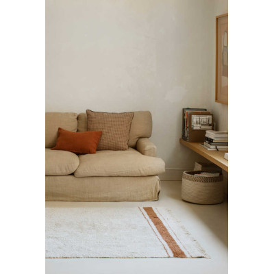 Tapis lavable en coton Gatro - Toffee