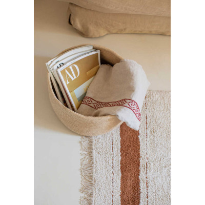 Tapis lavable en coton Gatro - Toffee