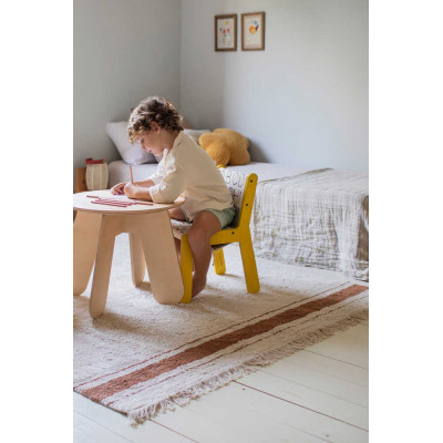 Tapis lavable en coton Gatro - Toffee