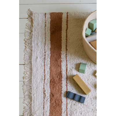 Tapis lavable en coton Gatro - Toffee