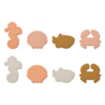 Jouets de bain à ventouse Paola - Sea creatures rose