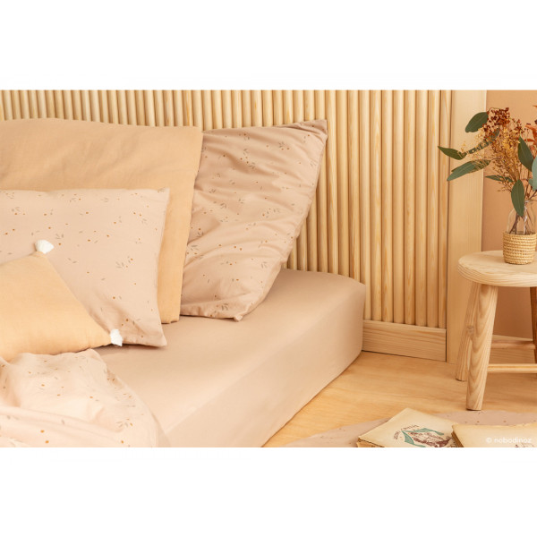 Drap housse Tibet 70 x 140 cm - Dune