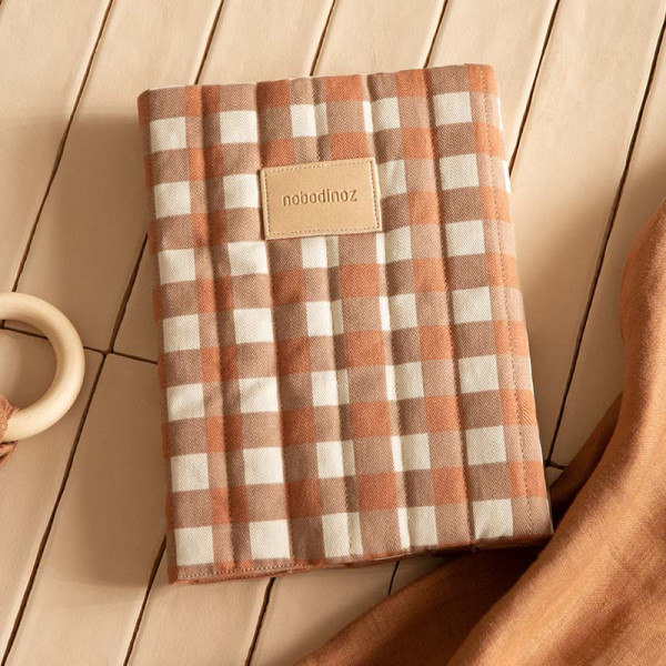 Protège carnet de santé Hyde Park - Terracotta Checks