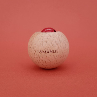 Hochet Jingla boule - Rouge cerise