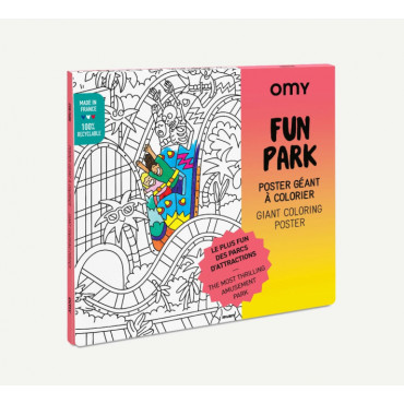 Poster coloriage géant - Fun park