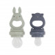 Lot de 2 sucettes grignoteuses Bunny - Onyx