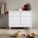 Commode 6 tiroirs Seaside - Blanc
