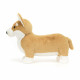 Peluche chien Corgi Huge - Betty