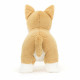 Peluche chien Corgi Huge - Betty