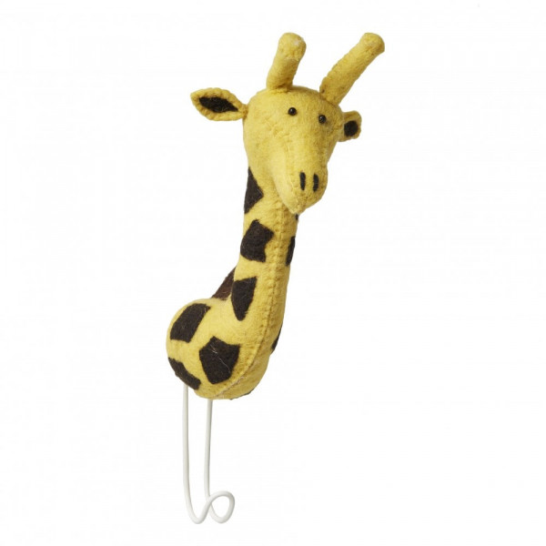 Patère en feutrine - Girafe