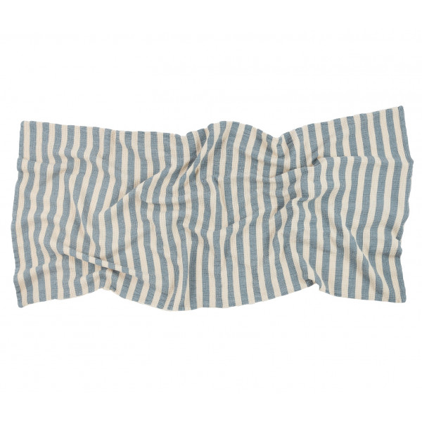 Ensemble serviette et sac de plage Portofino - Blue stripes