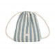 Ensemble serviette et sac de plage Portofino - Blue stripes