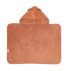 Cape de bain velours de coton Vilas - Tuscany rose
