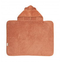 Cape de bain velours de coton Vilas - Tuscany rose