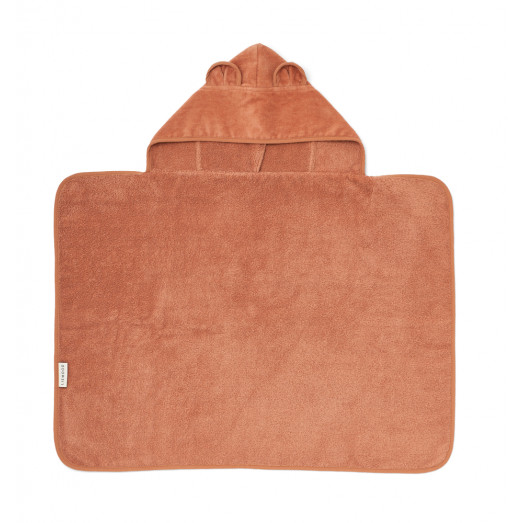 Cape de bain velours de coton Vilas - Tuscany rose