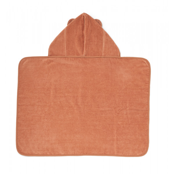 Cape de bain velours de coton Vilas - Tuscany rose