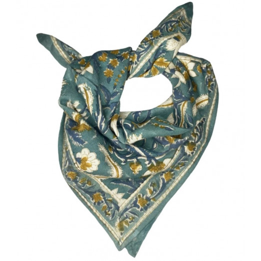 Foulard Dehli enfant - Céladon