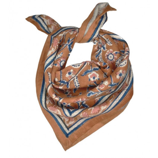 Foulard Dehli enfant - Abricot