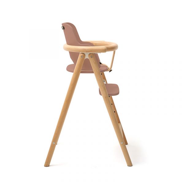 Baby set et chaise haute TOBO Bois de rose - Profil