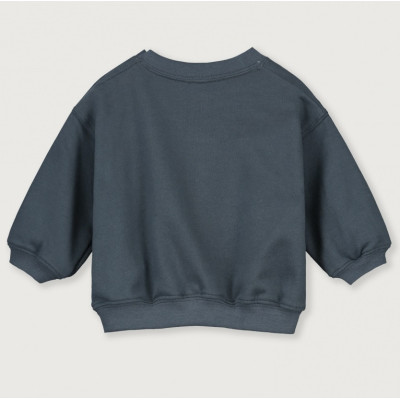 Sweat coton bio Bébé - Blue grey