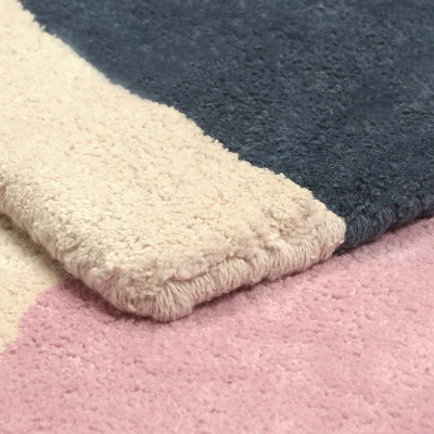 Tapis tufté coton bio - Bidules marine