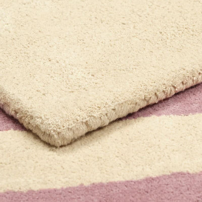 Tapis tufté coton bio - Mikado rose