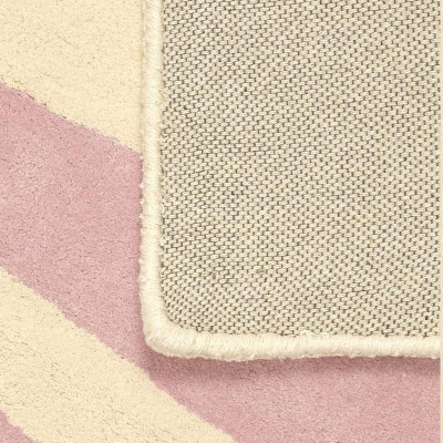 Tapis tufté coton bio - Mikado rose
