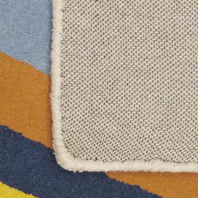 Tapis tufté coton bio - Sunset bleu
