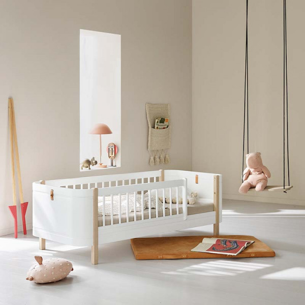 Flèche de lit pour lit bébé évolutif Wood Mini+, chêne – Oliver Furniture FR
