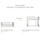 Kit de conversion lit junior en lit mezzanine Mini+ Wood