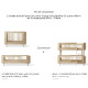 Kit de conversion lit bébé évolutif avec kit famille en lit superposé Mini+ Wood