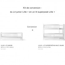 Kit de conversion Seaside Lille+ de Lit junior en Lit superposé