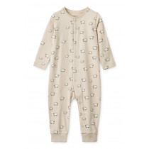 Pyjama en coton bio Birk - Sheep sandy