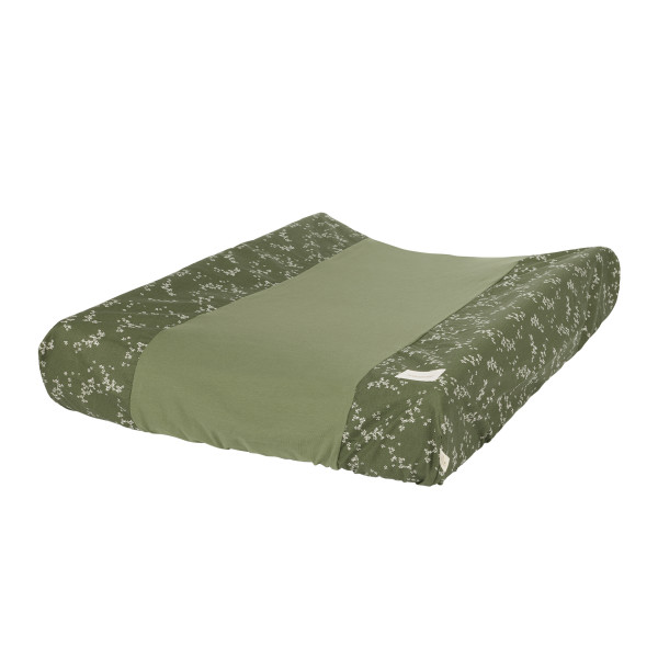 Housse de matelas à langer Calma - Green jasmine