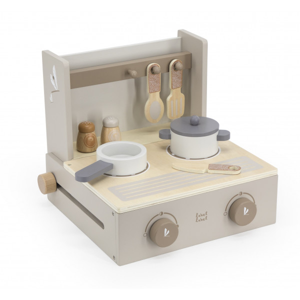 Cuisinière pliable en bois - Nougat