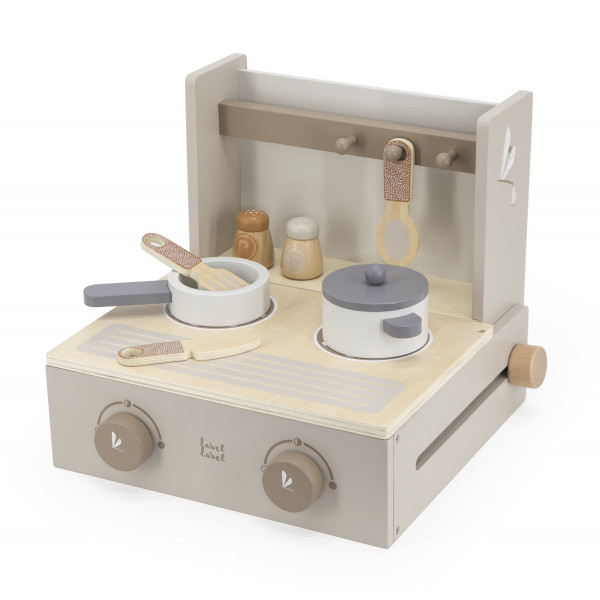 Cuisinière pliable en bois - Nougat