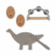 Set de 3 instruments de musique - Dino