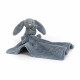 Doudou lapin - Bashful soother taupe