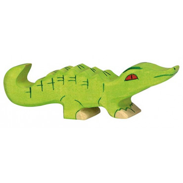 Figurine en bois - Crocodile bébé