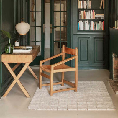 Tapis lavable en coton Mosaic - Toffee
