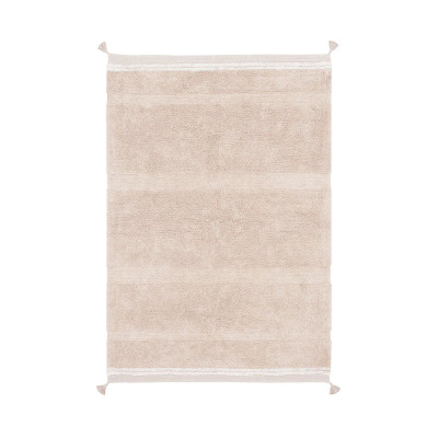 Tapis lavable en coton Bloom - Roses