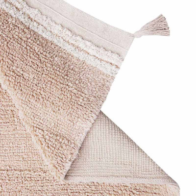 Tapis lavable en coton Bloom - Roses