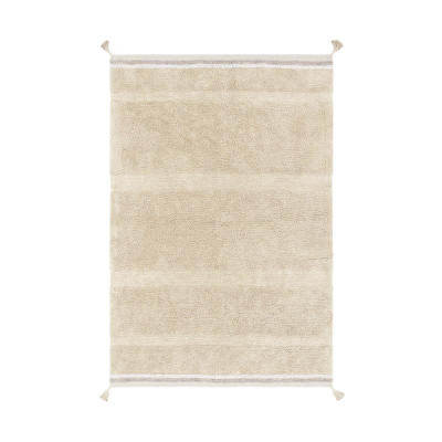 Tapis lavable en coton Bloom - Golden