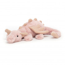 Peluche Dragon - Rose