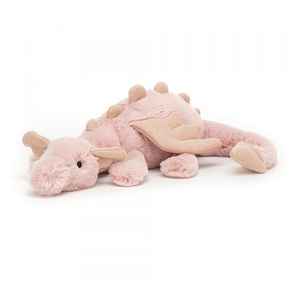 Peluche Dragon - Rose