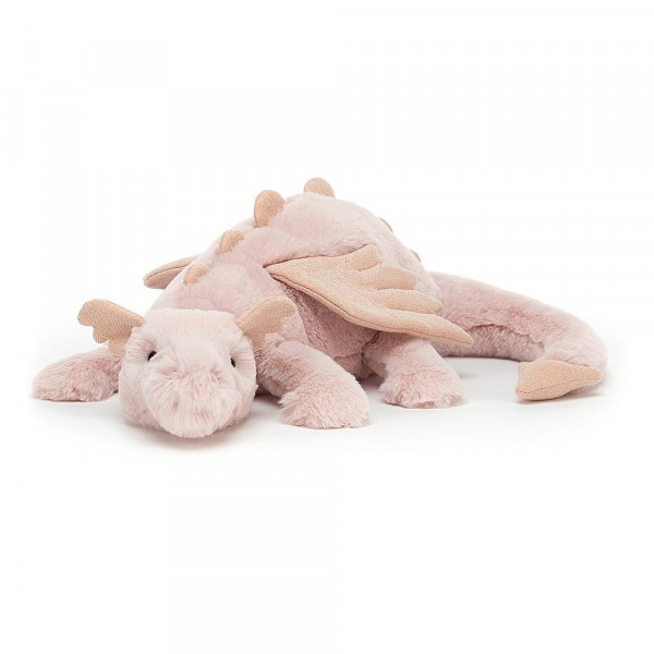 Peluche Dragon - Rose