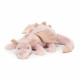 Peluche Dragon - Rose