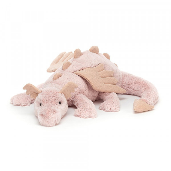 Peluche Dragon - Rose