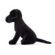 Peluche chien labrador noir - Pippa
