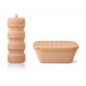 Set gourde et lunchbox pliables Jose - Tuscany rose pale tuscany mix